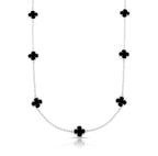 Black onyx Van Cleef Necklace