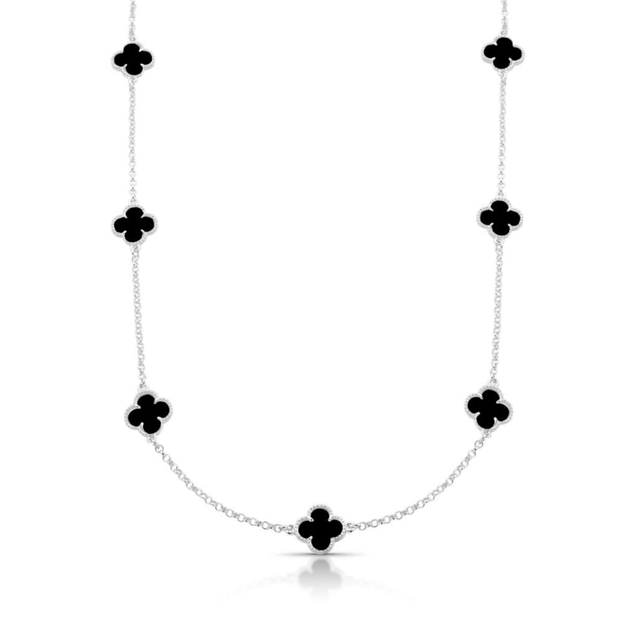 Black onyx Van Cleef Necklace