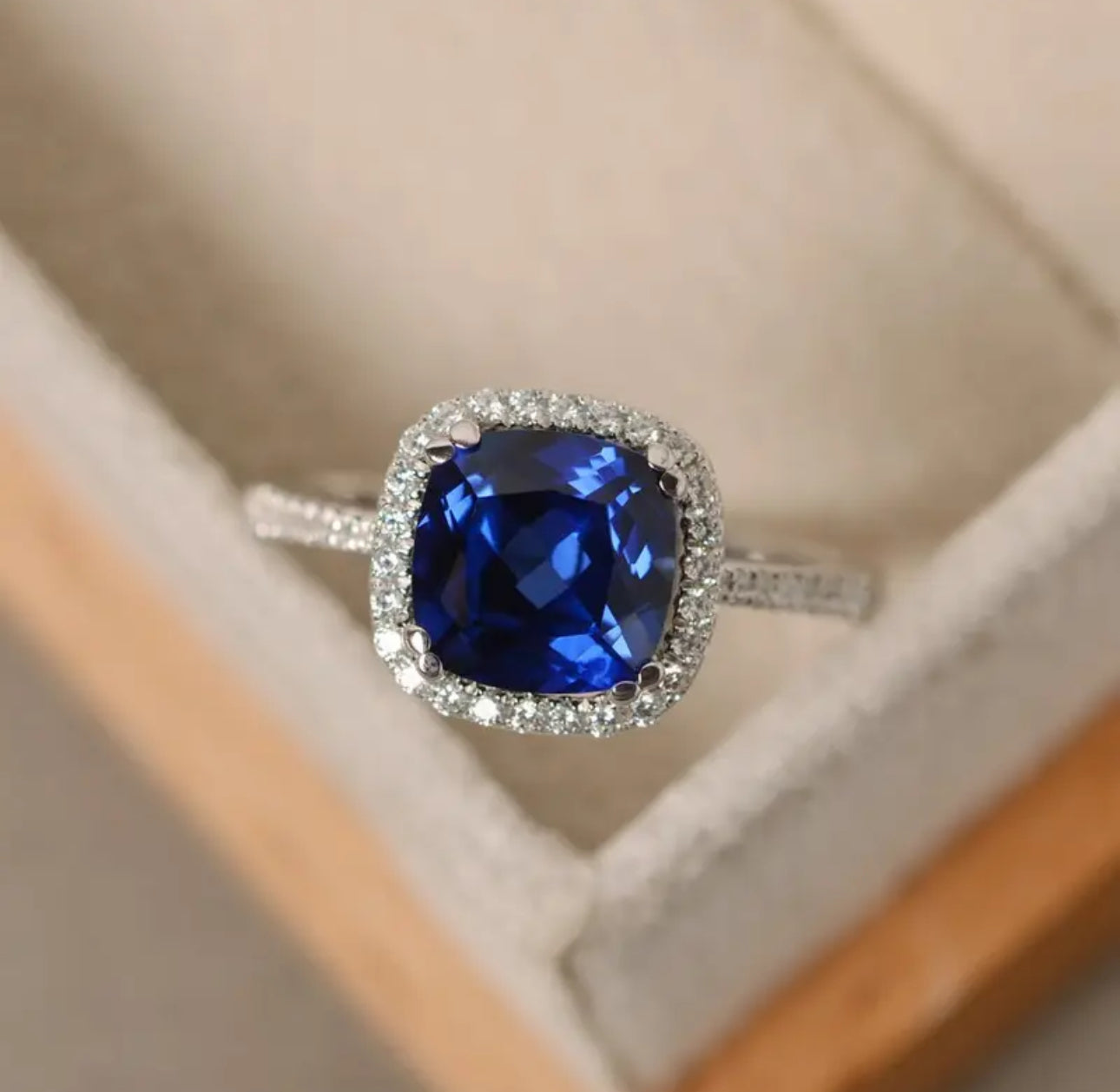 Blue Square Ring