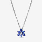 Blue Flower Necklace