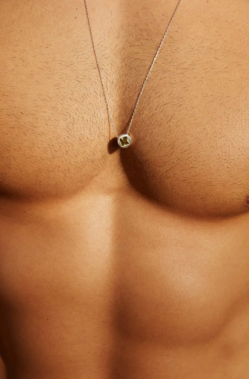 Circle square Olivina Necklace