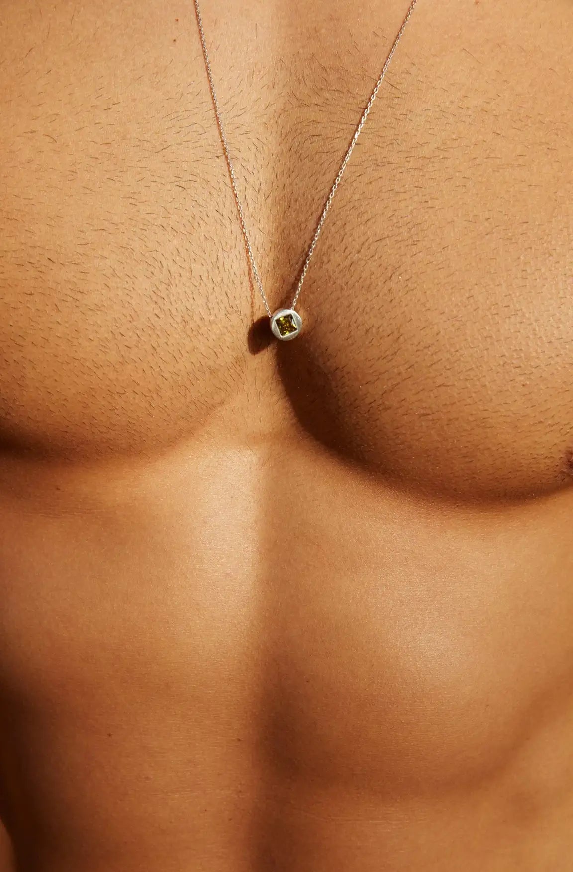 Circle square Olivina Necklace