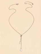 Star Y Lariat Necklace
