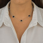 Black onyx Van Cleef Necklace