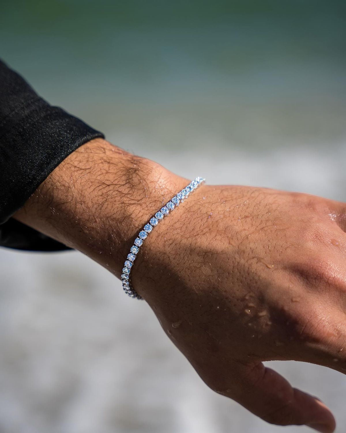 White Tennis Bracelet