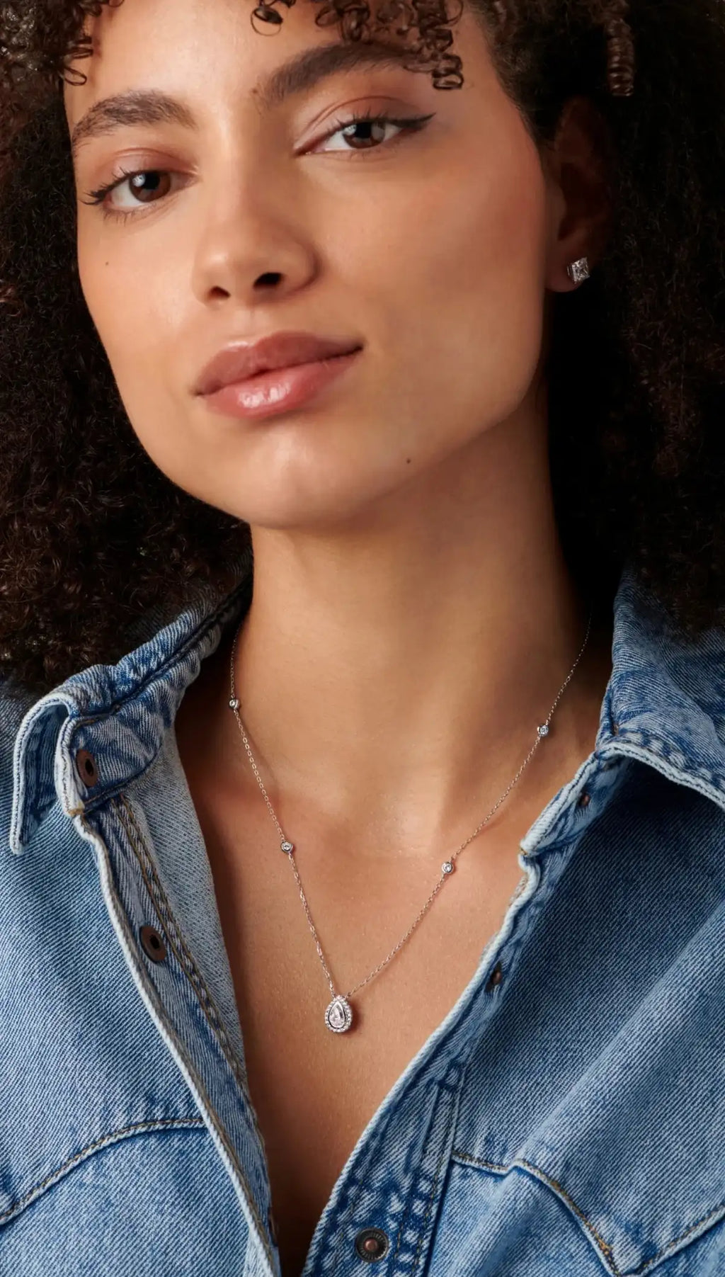 Silver Emilee Necklace