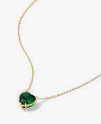 Green Heart Necklace