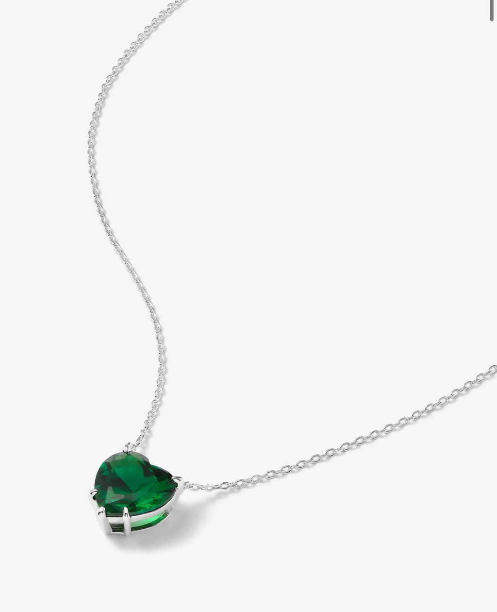 Green Heart Necklace