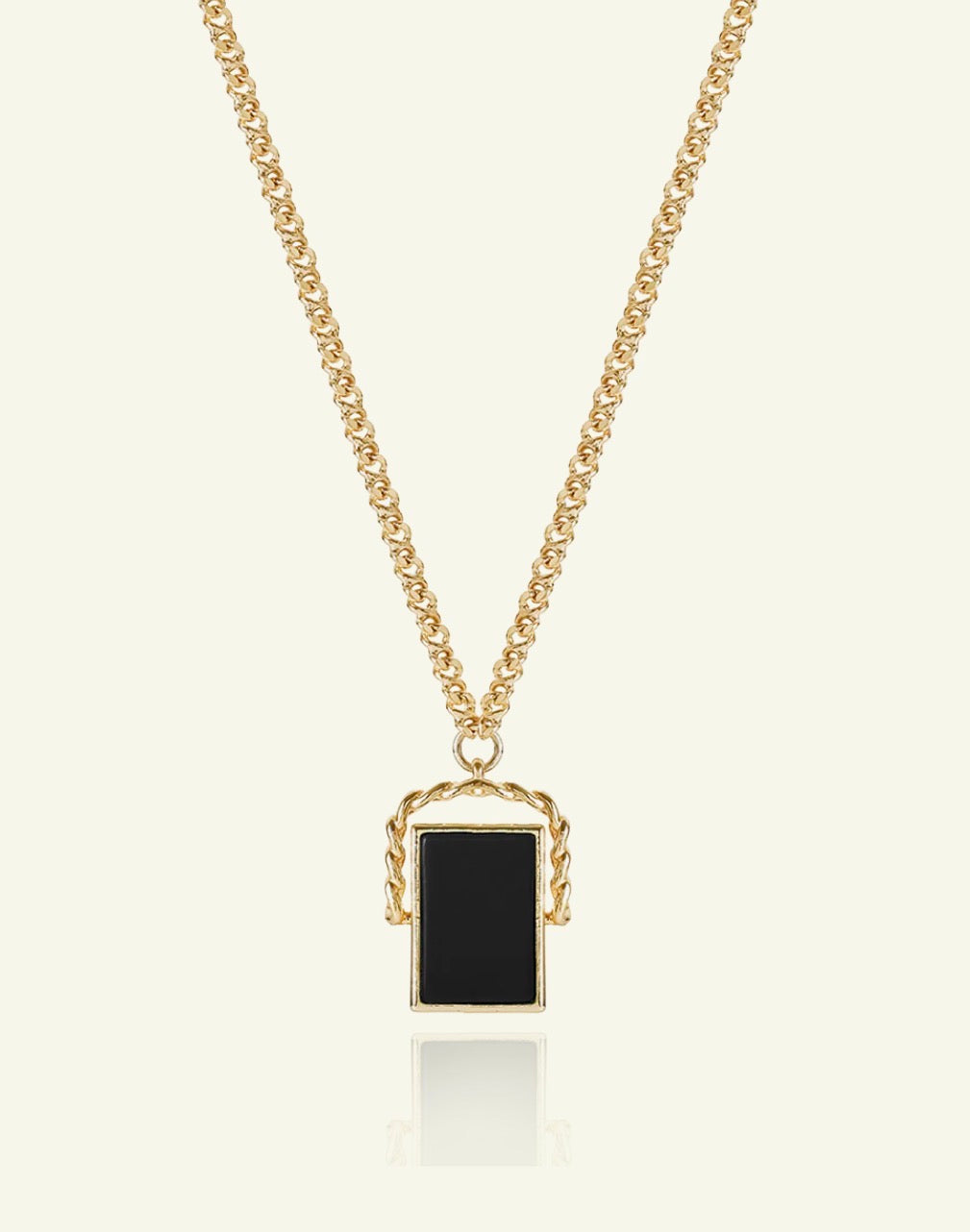 Cassius Necklace, Gold Plated