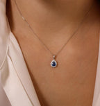 Blue Drop necklace