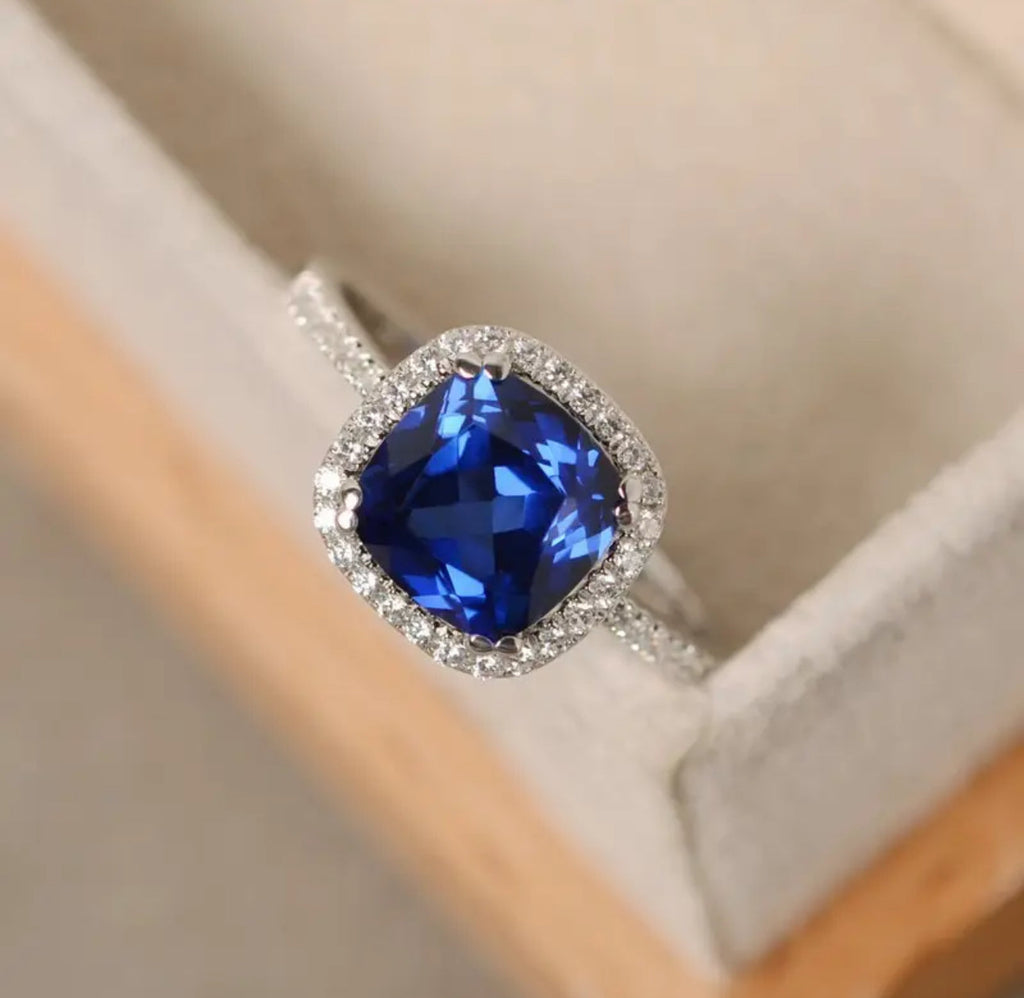 Blue Square Ring