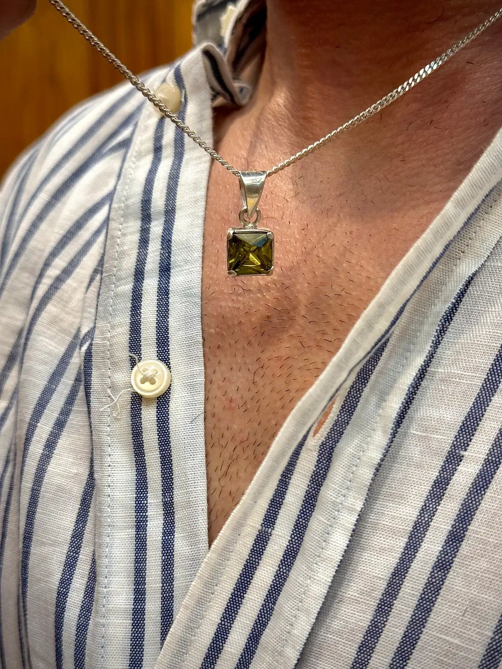 Olive Green Necklace