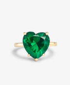 Green Heart Ring