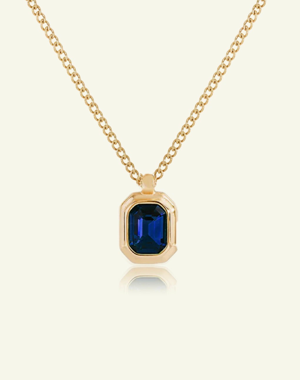 Idris Necklace, Navy