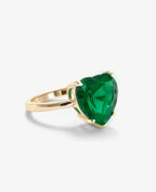 Green Heart Ring