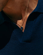 Idris Necklace, Navy