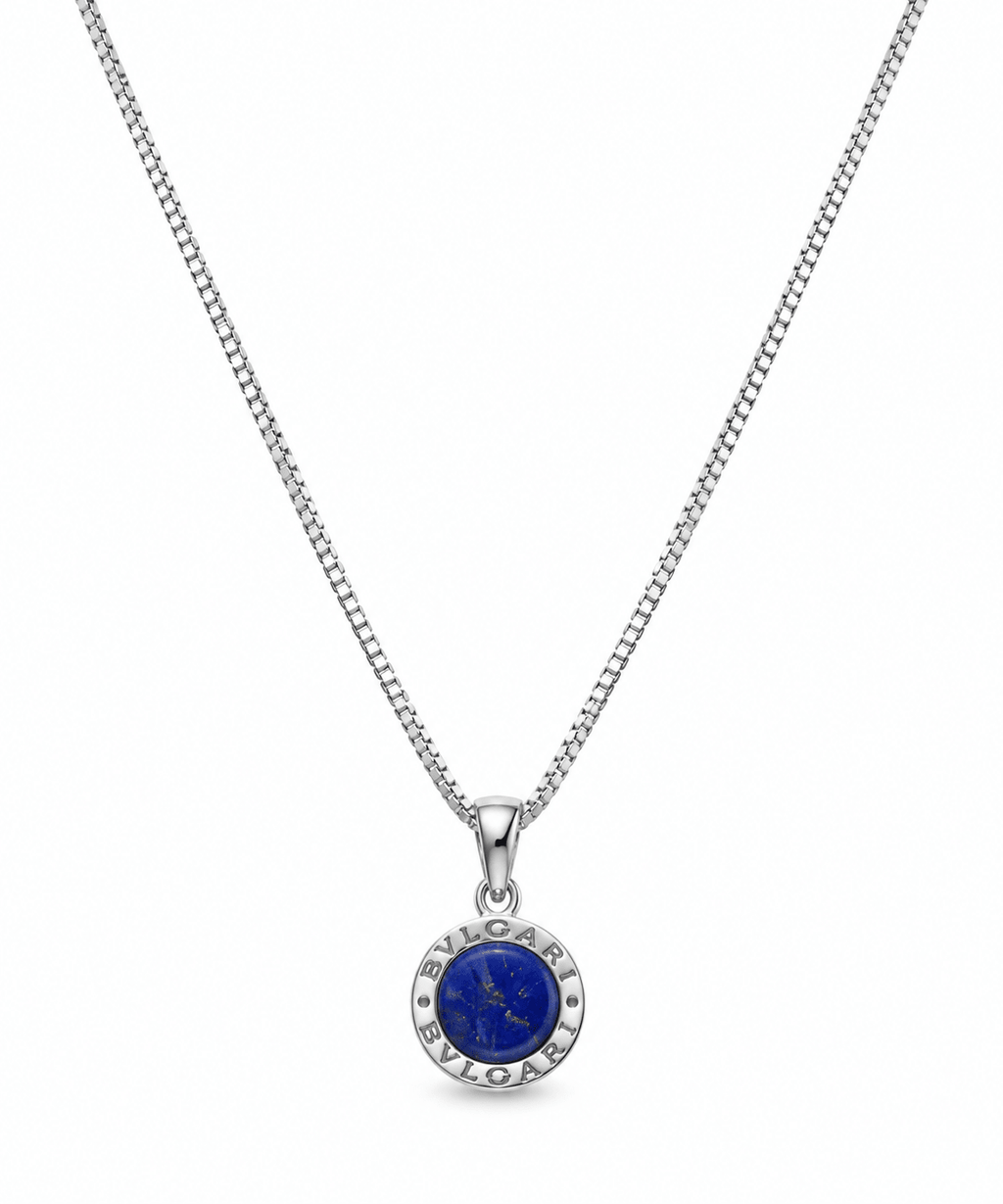 Blue Lapis Lazuli Bulgari Necklace - Sila Silver Jewelry