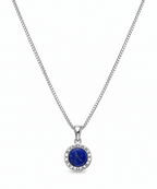 Blue Lapis Lazuli Bulgari Necklace - Sila Silver Jewelry