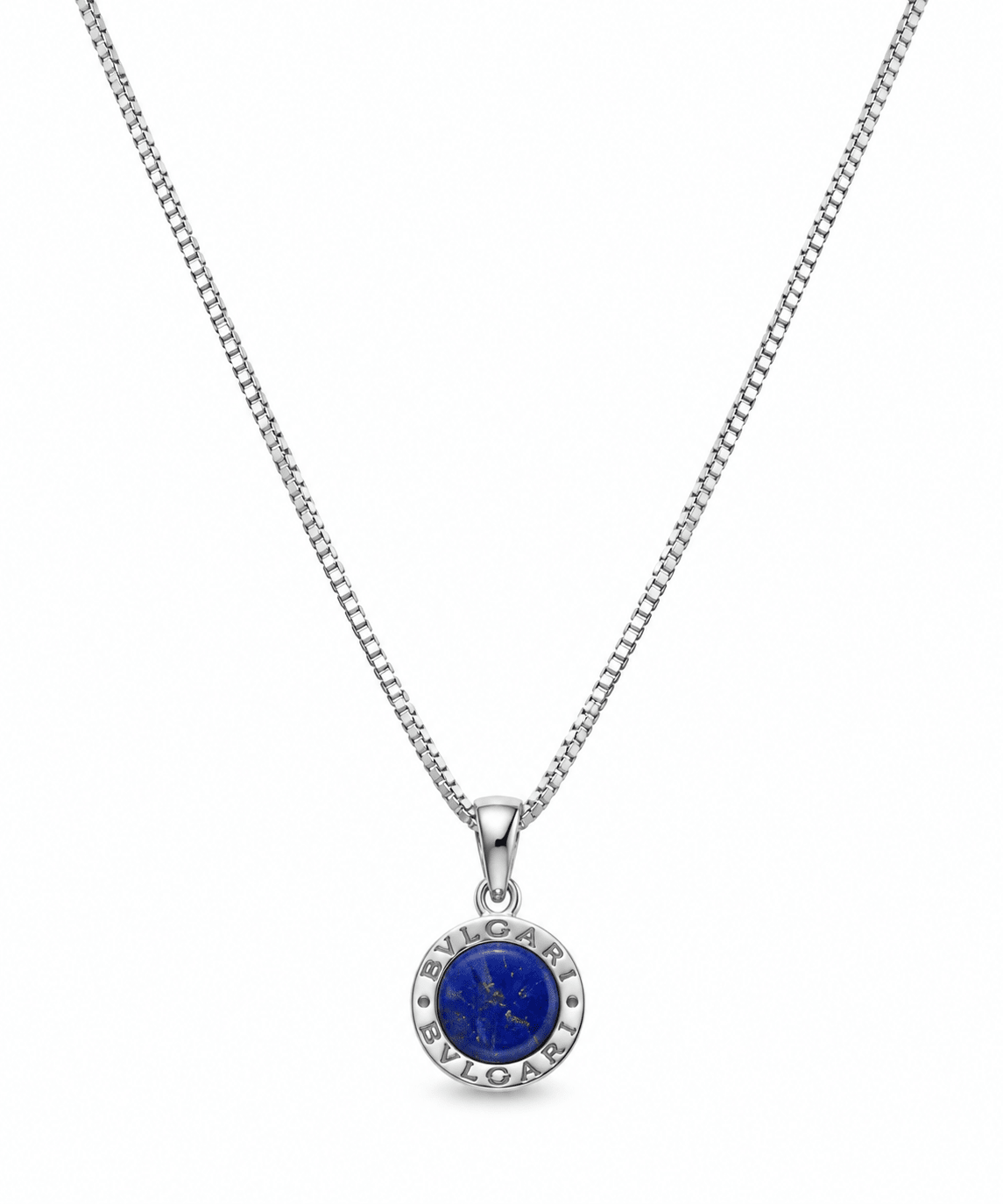 Blue Lapis Lazuli Bulgari Necklace - Sila Silver Jewelry
