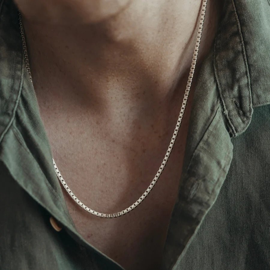 Box Silver Chain - Sila Silver Jewelry