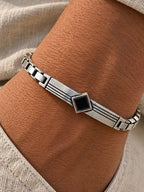 Caeser Bracelet - Sterling Silver 925 - Sila Silver Jewelry