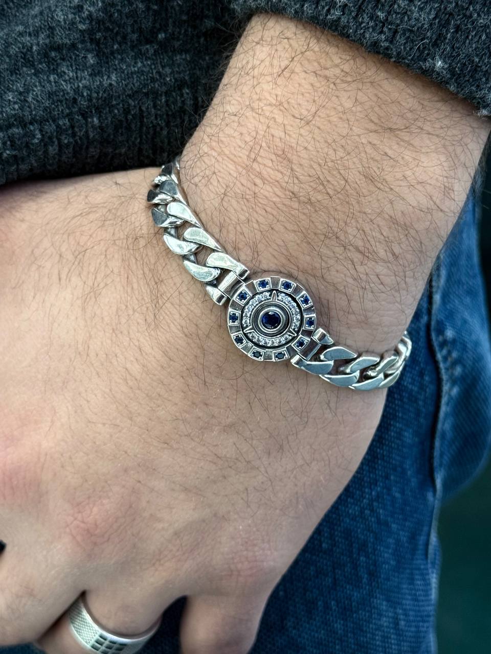 Casino Bracelet - Sterling Silver 925 - Sila Silver Jewelry