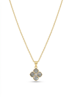 Clover Pearl Necklace - Sila Silver Jewelry
