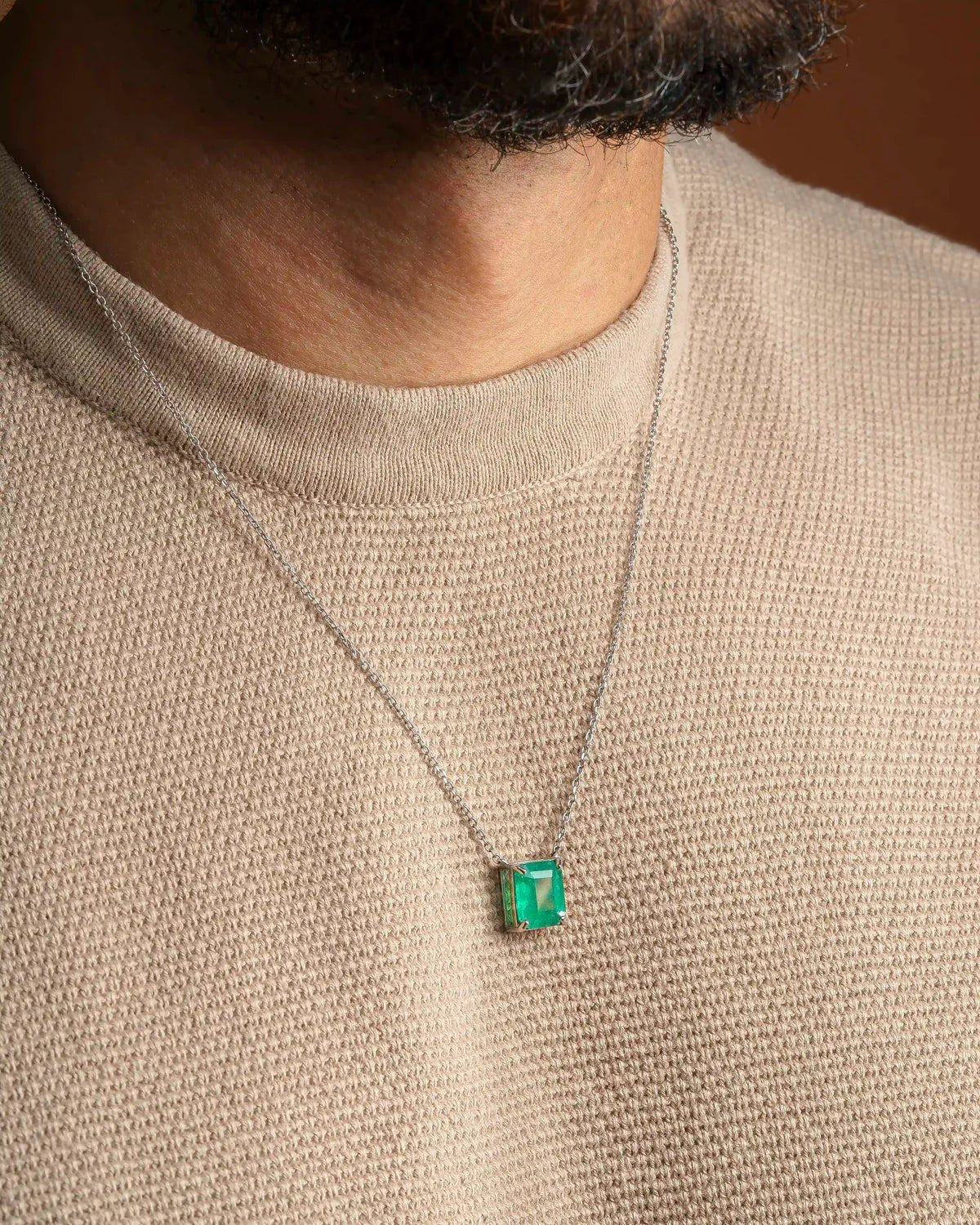 COLAR SIGNATURE ESMERALDA NECKLACE - Sterling Silver 925 - Sila Silver Jewelry
