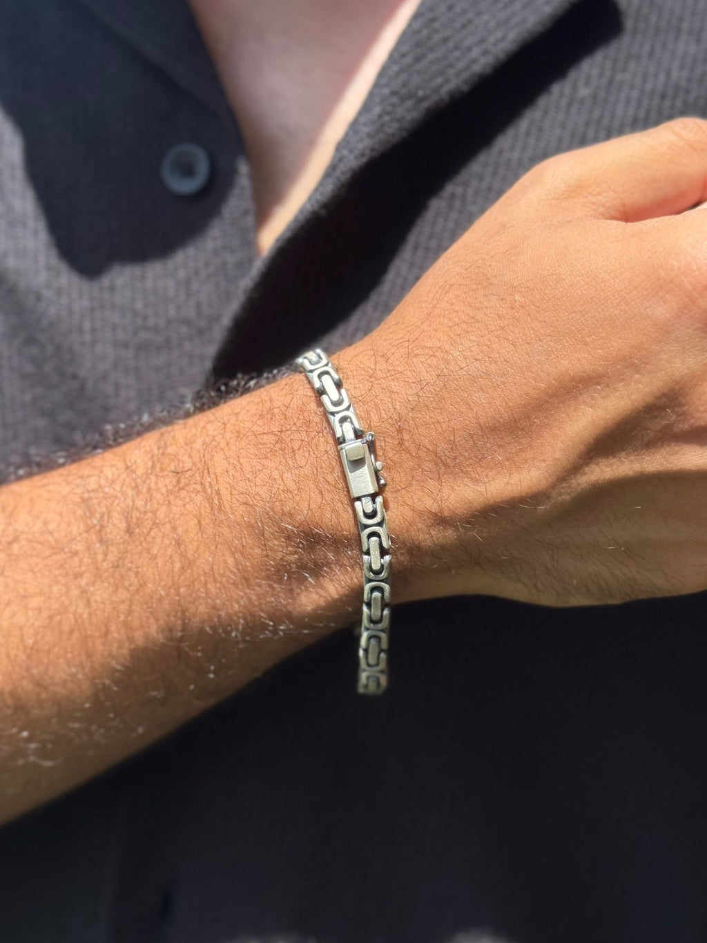 Core Grid Bracelet - Sila Silver Jewelry