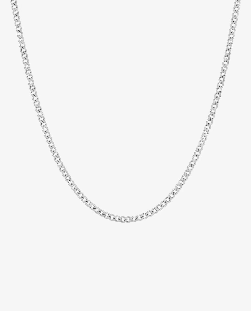 Curb Silver Chain - 3mm - Sila Silver Jewelry