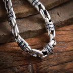DEADWEIGHT Bracelet in Sterling Silver 925s-(20cm-9mm) - Sila Silver Jewelry