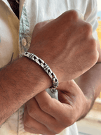 DEADWEIGHT Bracelet in Sterling Silver 925s-(20cm-9mm) - Sila Silver Jewelry