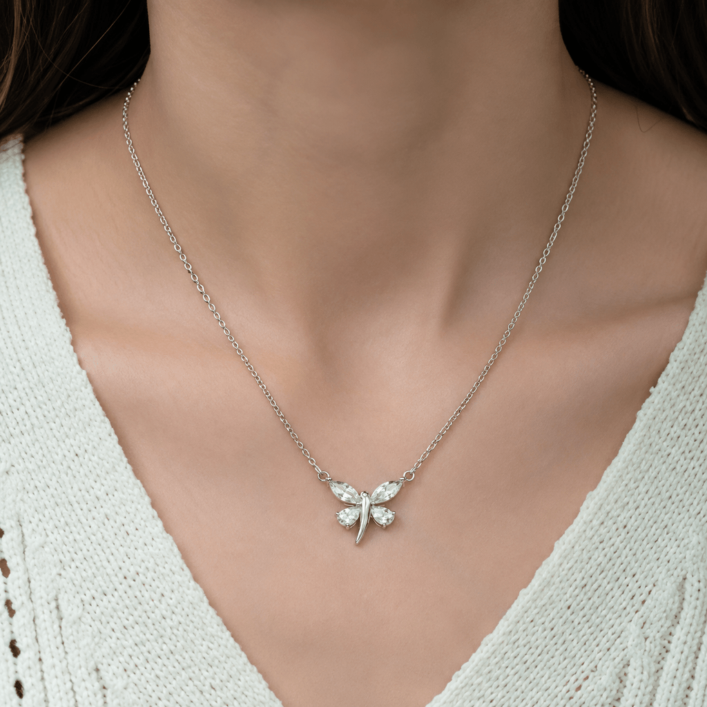 Élan Butterfly Necklace - Sila Silver Jewelry