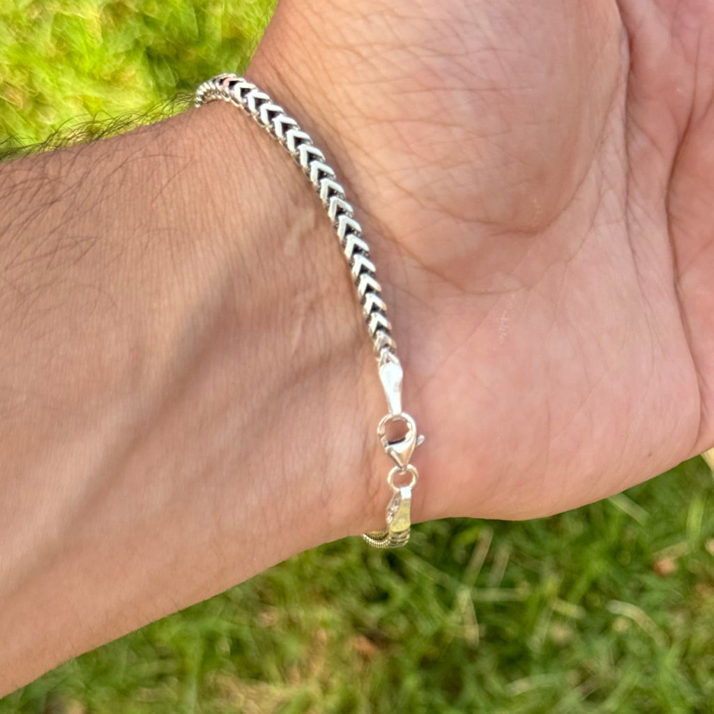 Elegance Arrow Bracelet in Sterling Silver 925s-(20cm - 2mm) - Sila Silver Jewelry