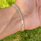 Elegance Arrow Bracelet in Sterling Silver 925s-(20cm - 2mm) - Sila Silver Jewelry
