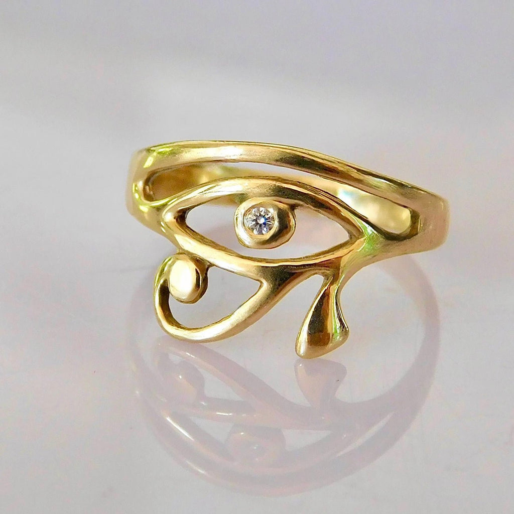 EYE OF Rha ring - Sila Silver Jewelry
