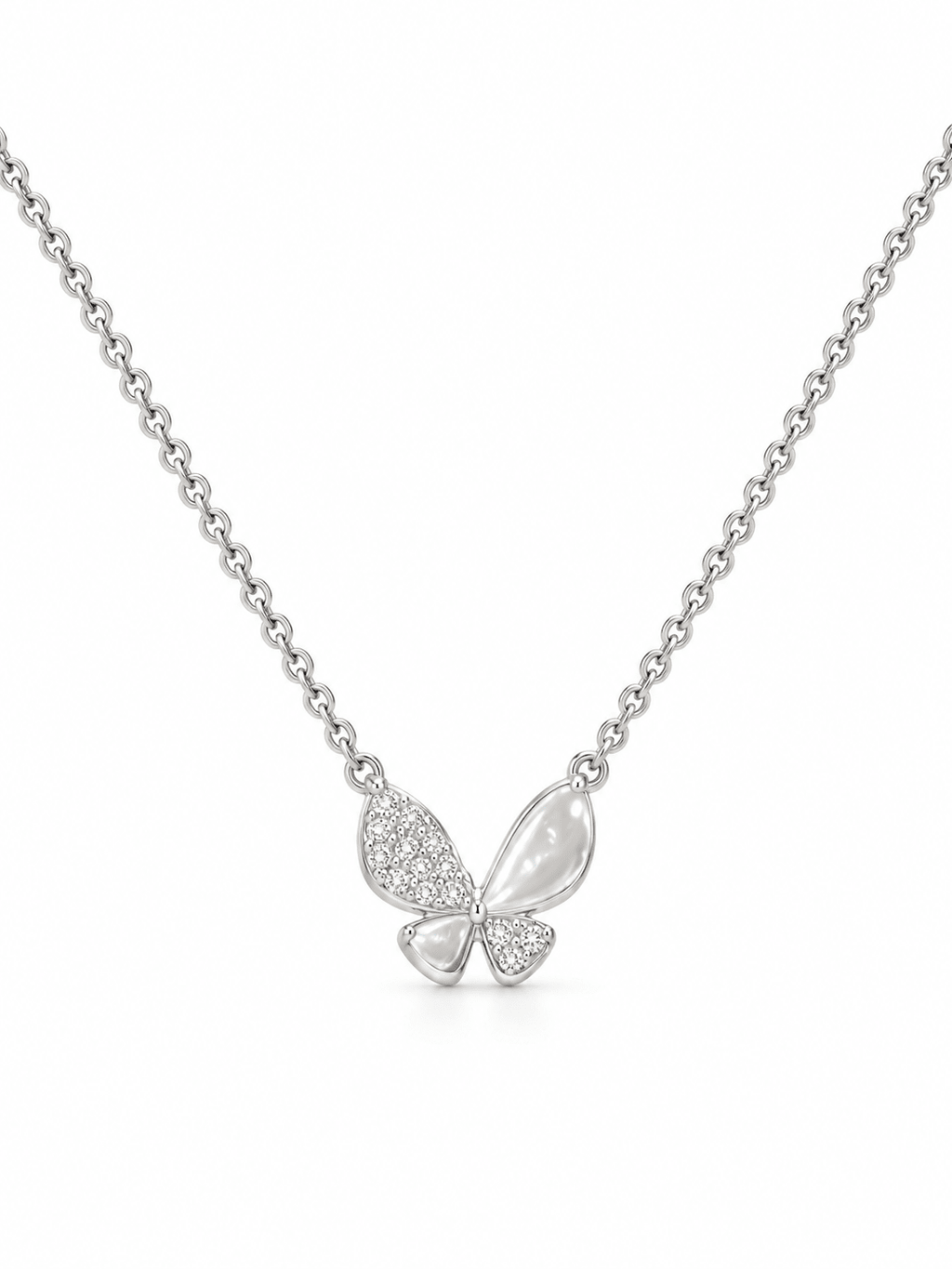 Flora Butterfly Necklace - Sila Silver Jewelry