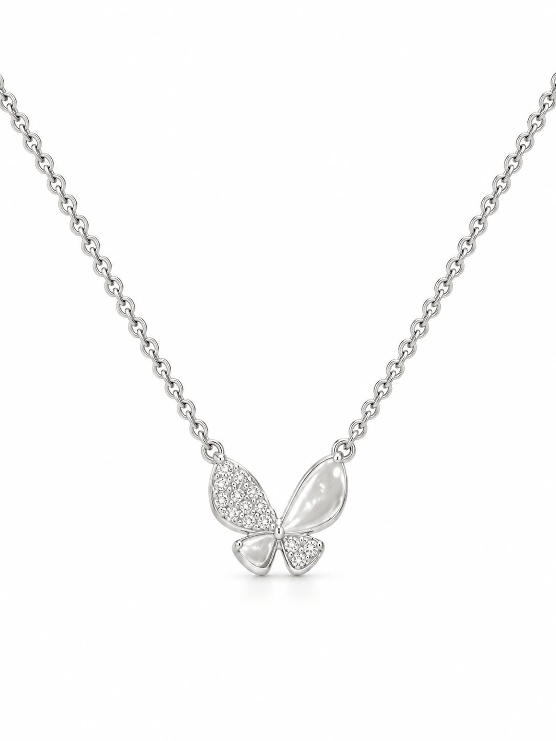 Flora Butterfly Necklace - Sila Silver Jewelry