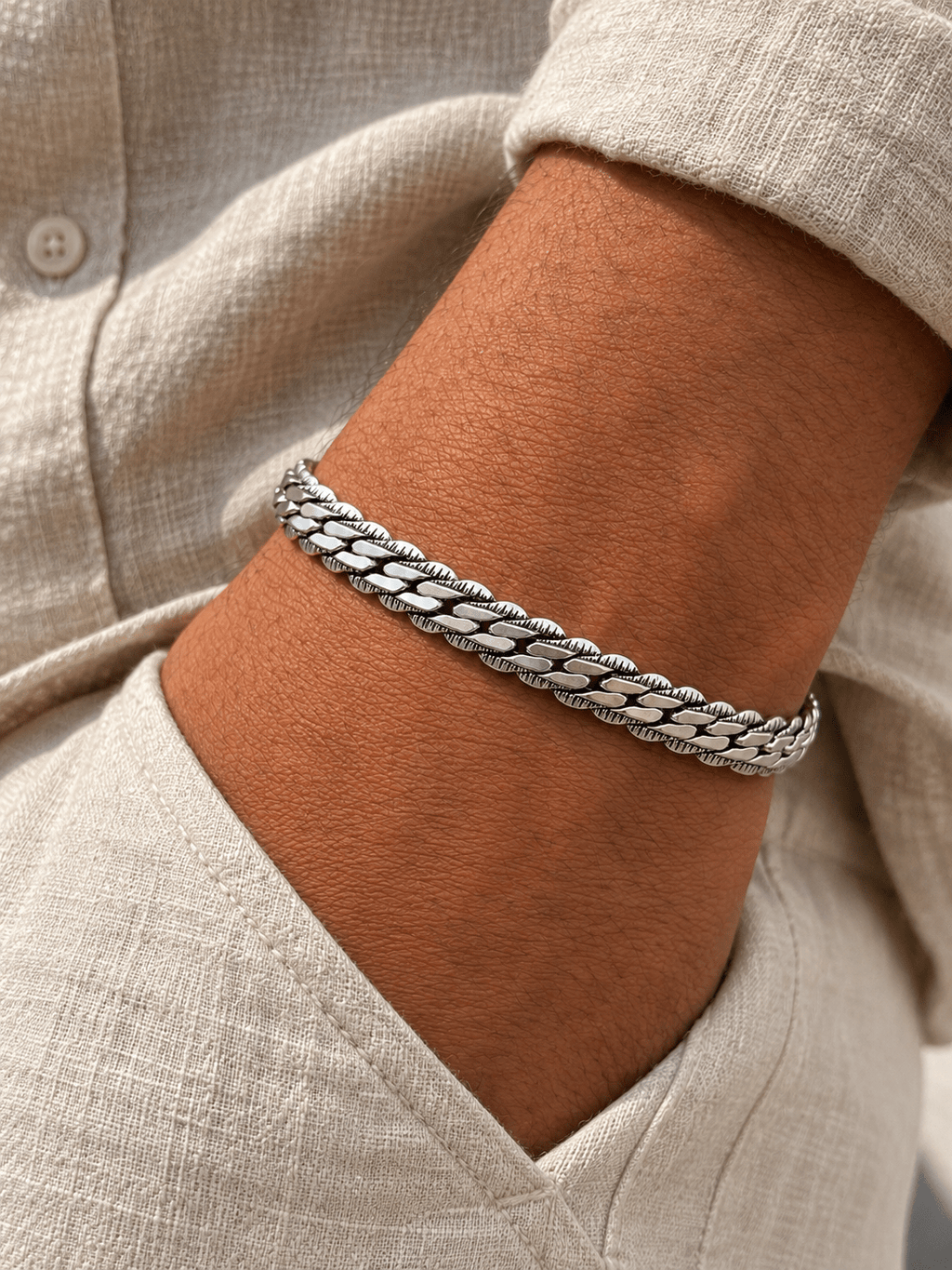 Havoc Bracelet - Sterling Silver 925 - Sila Silver Jewelry
