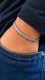 Imperial Byzantine Bracelet in Sterling Silver 925s - Sila Silver Jewelry