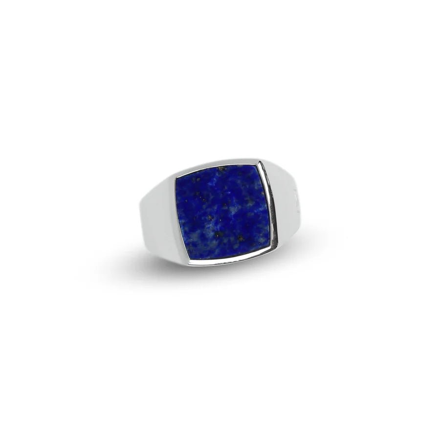 Lapis Lazuli Square Ring - Sila Silver Jewelry
