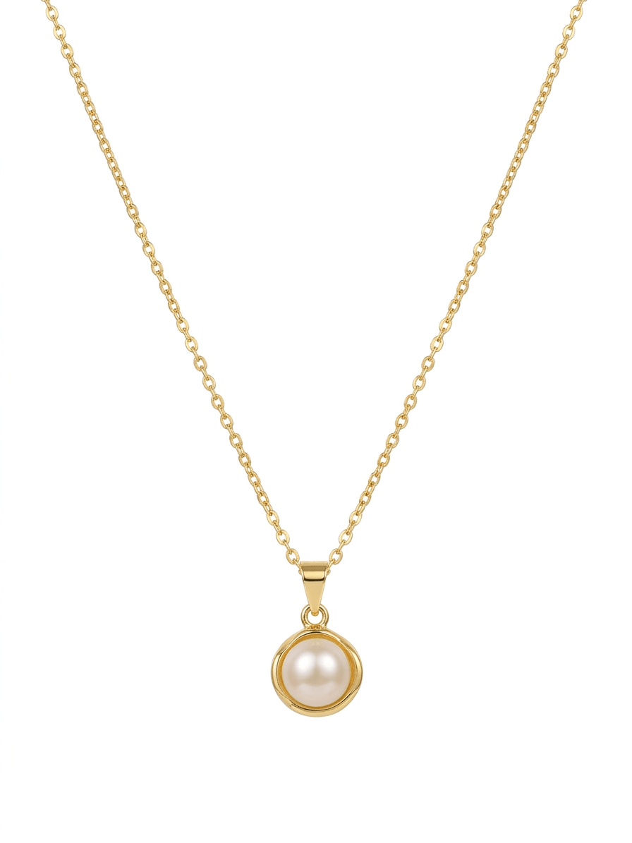Luna Pearl Necklace - Sila Silver Jewelry