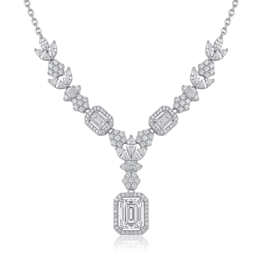 Luxe Leaf Necklace - Sila Silver Jewelry