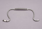 Midnight Grid -S925 Sterling Silver Bracelet - Sila Silver Jewelry