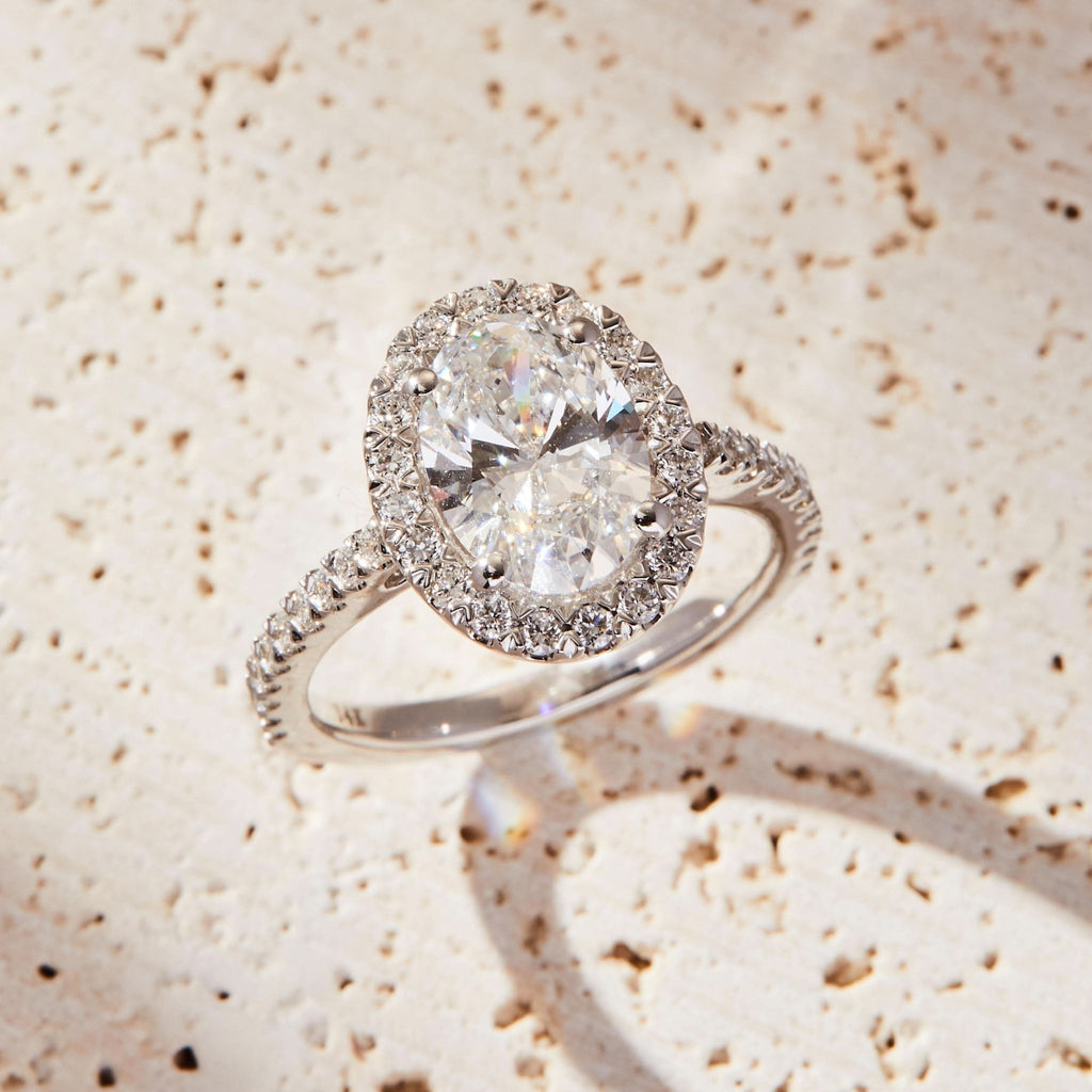 Oval Cut Lab Ring - Sila Silver Jewelry
