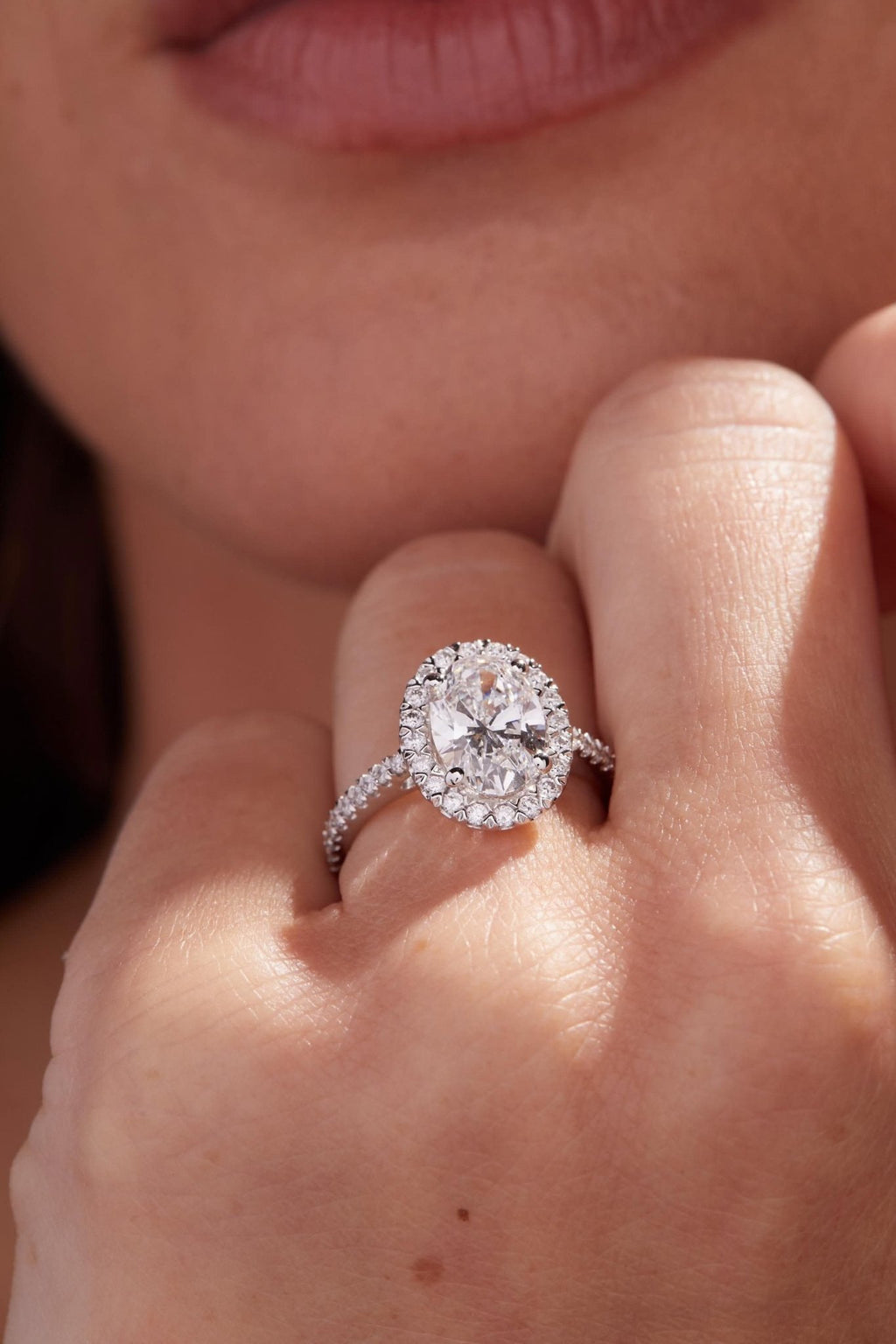 Oval Cut Lab Ring - Sila Silver Jewelry