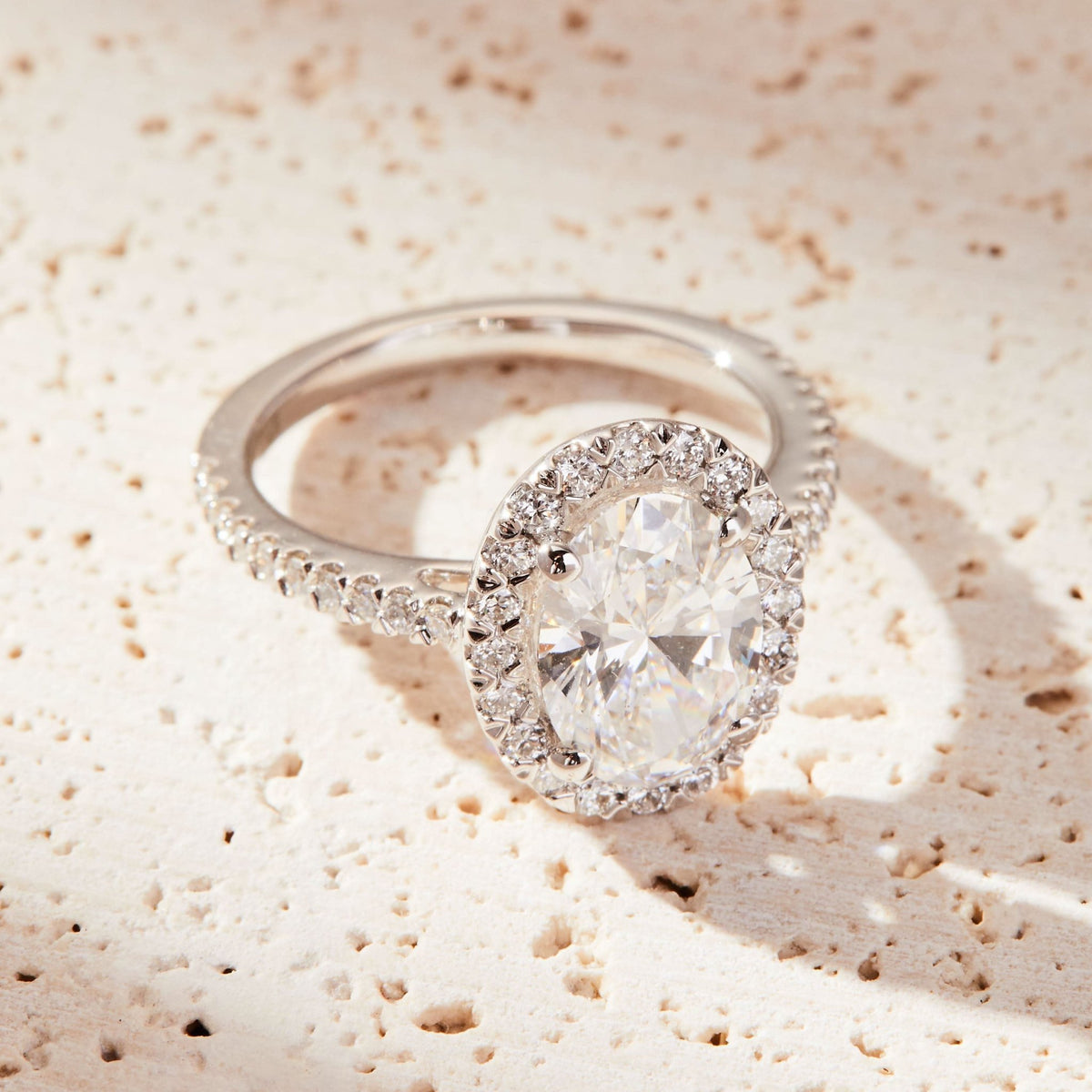 Oval Cut Lab Ring - Sila Silver Jewelry