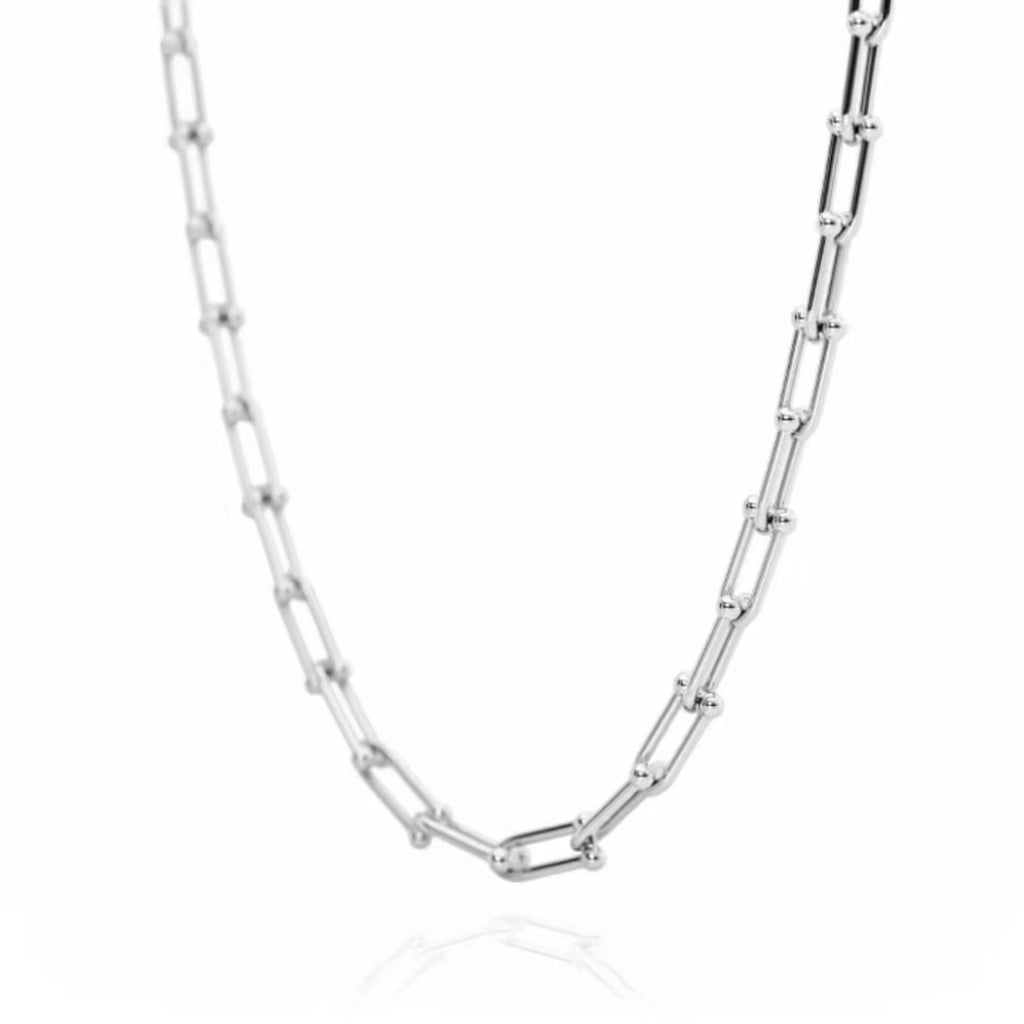 Roman Necklace -Pure Sterling Silver 925s - 55cm
