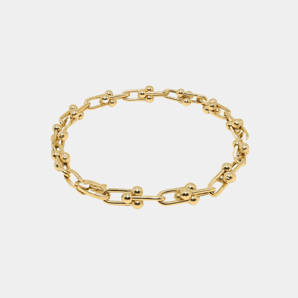 ROMAN BRACELET - S925 Sterling Silver Gold Plated 18k - Sila Silver Jewelry