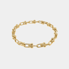 ROMAN BRACELET - S925 Sterling Silver Gold Plated 18k - Sila Silver Jewelry